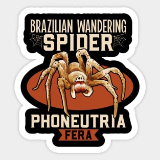 Brazilian wandering spider Sticker